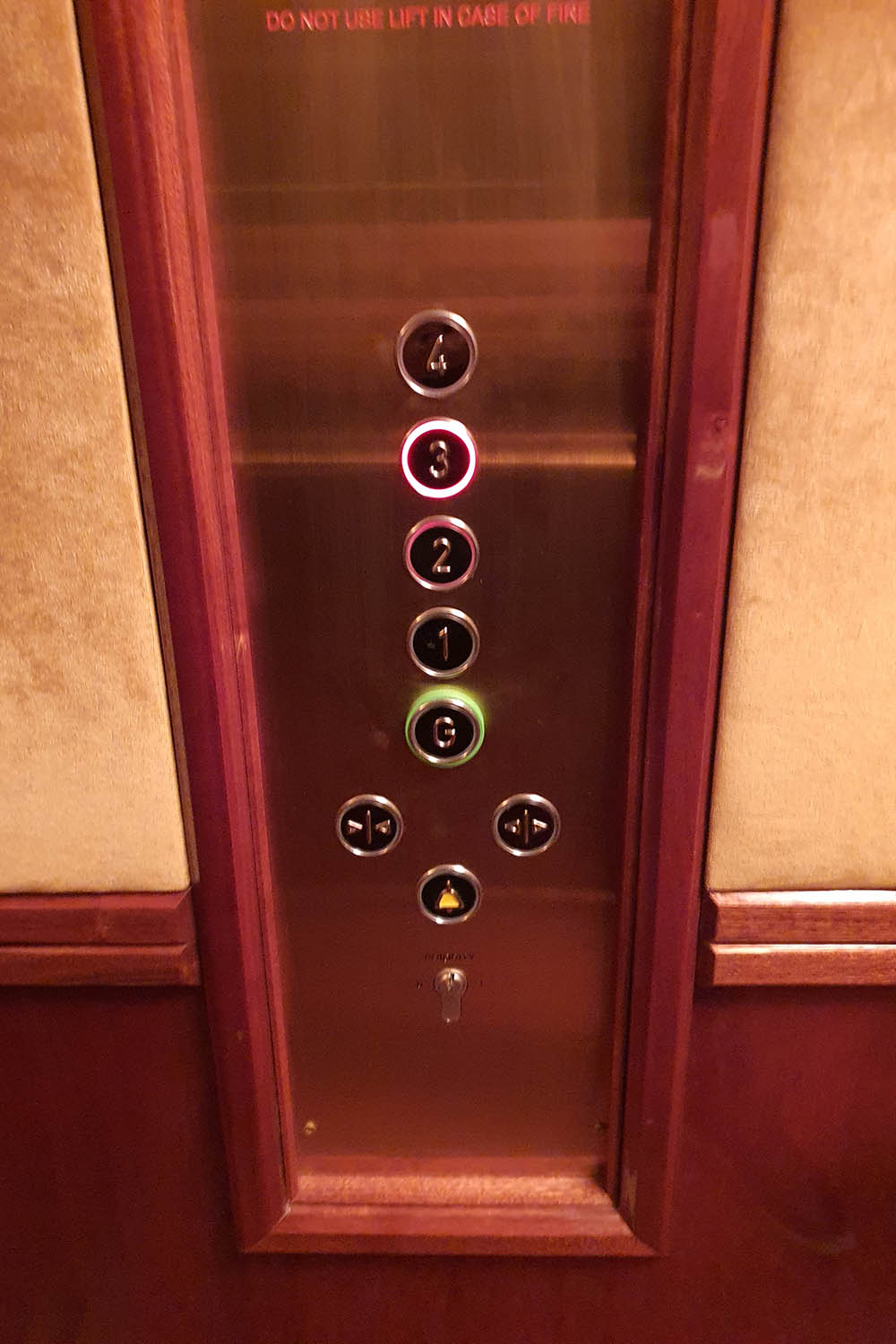 bespoke lift control panel