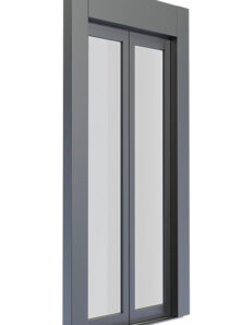 Framed Glass Panels Centrally or Side Opening
