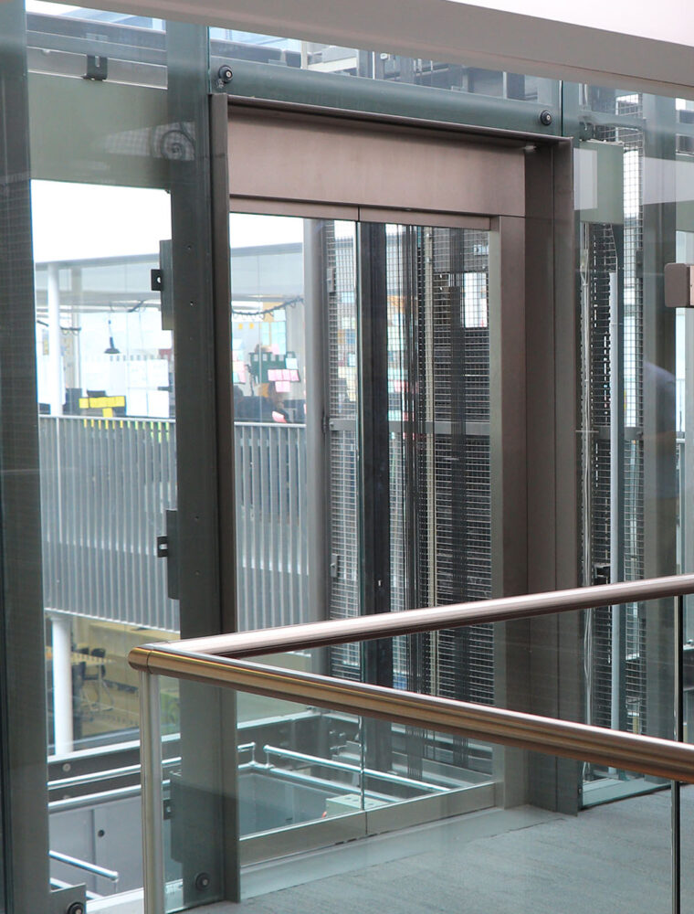 Glass Landing Doors