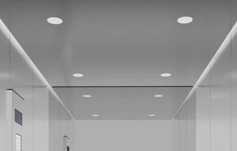 Standard 4 LED Lights Stainless Steel Pannel