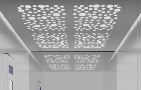 Stars In Sqaure Pattern Stainless Steel Design
