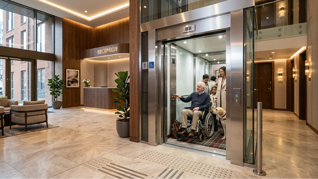 lift that meets part M of the building regulations